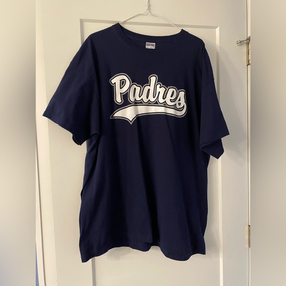 PADRES | Navy Baseball Graphic T-Shirt | Men’s Size XXL - Picture 8 of 11